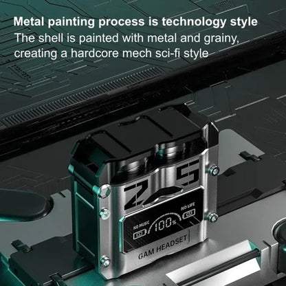 M25 TWS best earbuds with LED Digital Display - Bluetooth 5.3 Headphones, Touch Control & Noise Reduction Stereo Sound