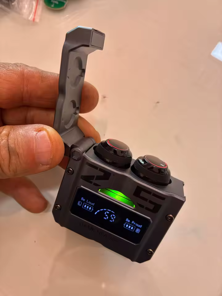 M25 TWS best earbuds with LED Digital Display - Bluetooth 5.3 Headphones, Touch Control & Noise Reduction Stereo Sound