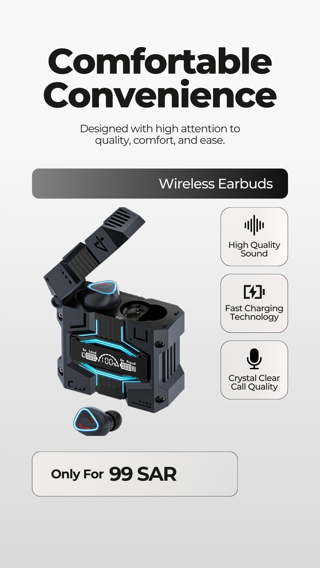 M25 TWS best earbuds with LED Digital Display - Bluetooth 5.3 Headphones, Touch Control & Noise Reduction Stereo Sound